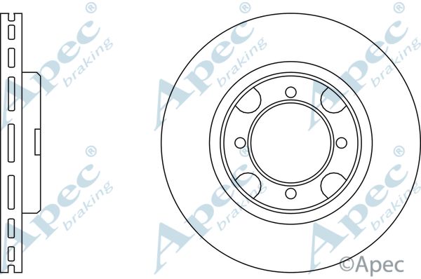 APEC BRAKING Тормозной диск DSK121